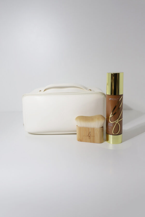 Beauty Bag + Instant Bronzer + Brush | LF Brand